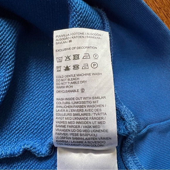 J. Lindeberg Yale Blue Throw Crewneck Sweatshirt Sweater - Size XL - Picture 13 of 16